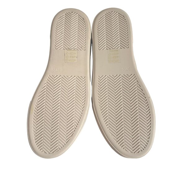 Frame Denim Le Ren Tan Suede Platform Slip On Womens Shoes 37.5/US 7 WORN ONCE - Picture 9 of 10